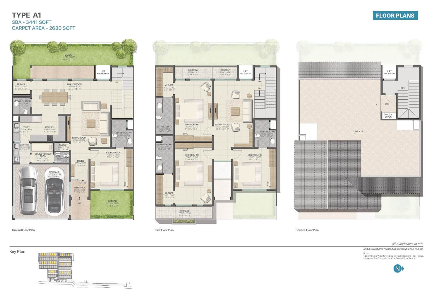 SOBHA Oakshire Villa Floor Plan SOBHA Oakshire Villa Floor Plan
